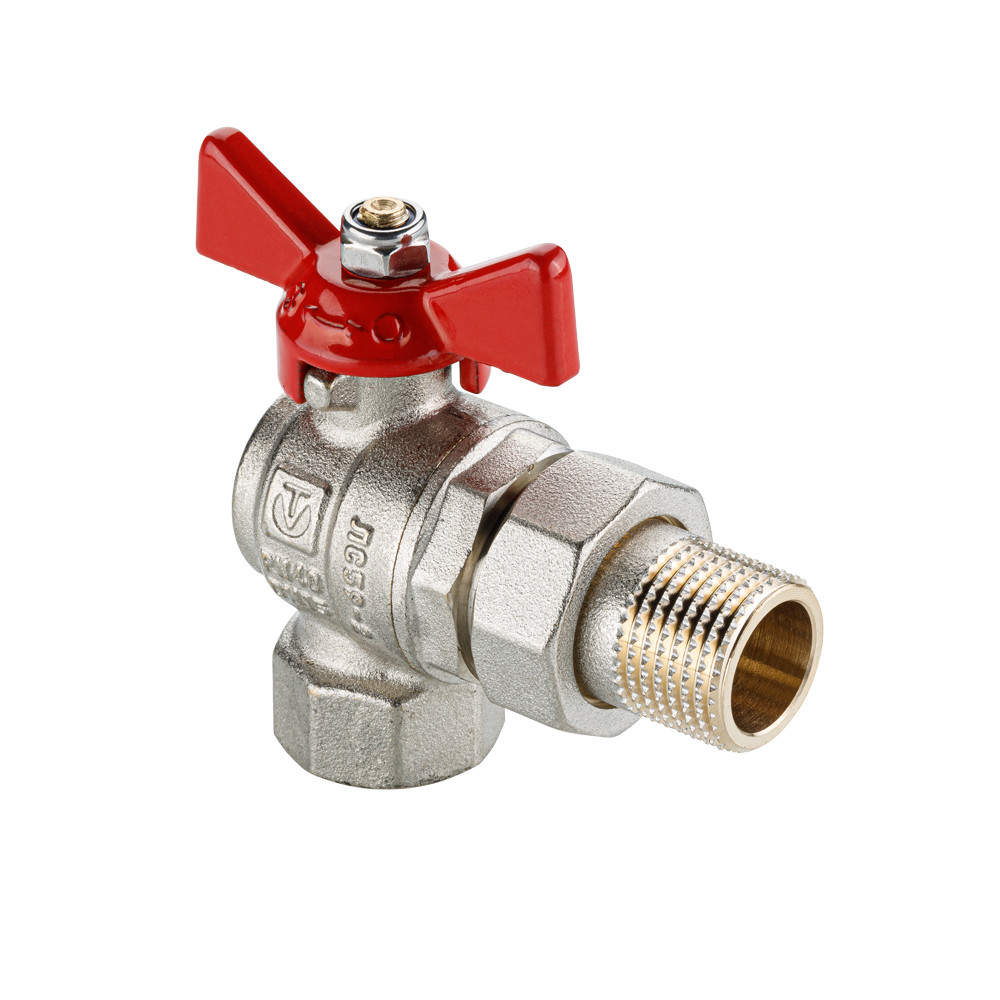Кран шар.угловой американка VALTEC  1/2" BASE-ГОСТ