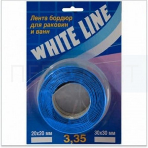 Лента Бордюр 30*30 3,35 м. (голубая) 4/24