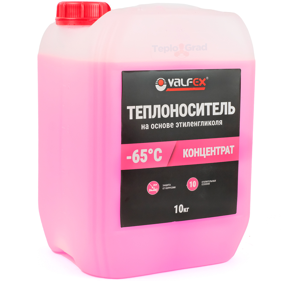 Теплоноситель VALFEX - 65 Этиленгликоль 10 кг