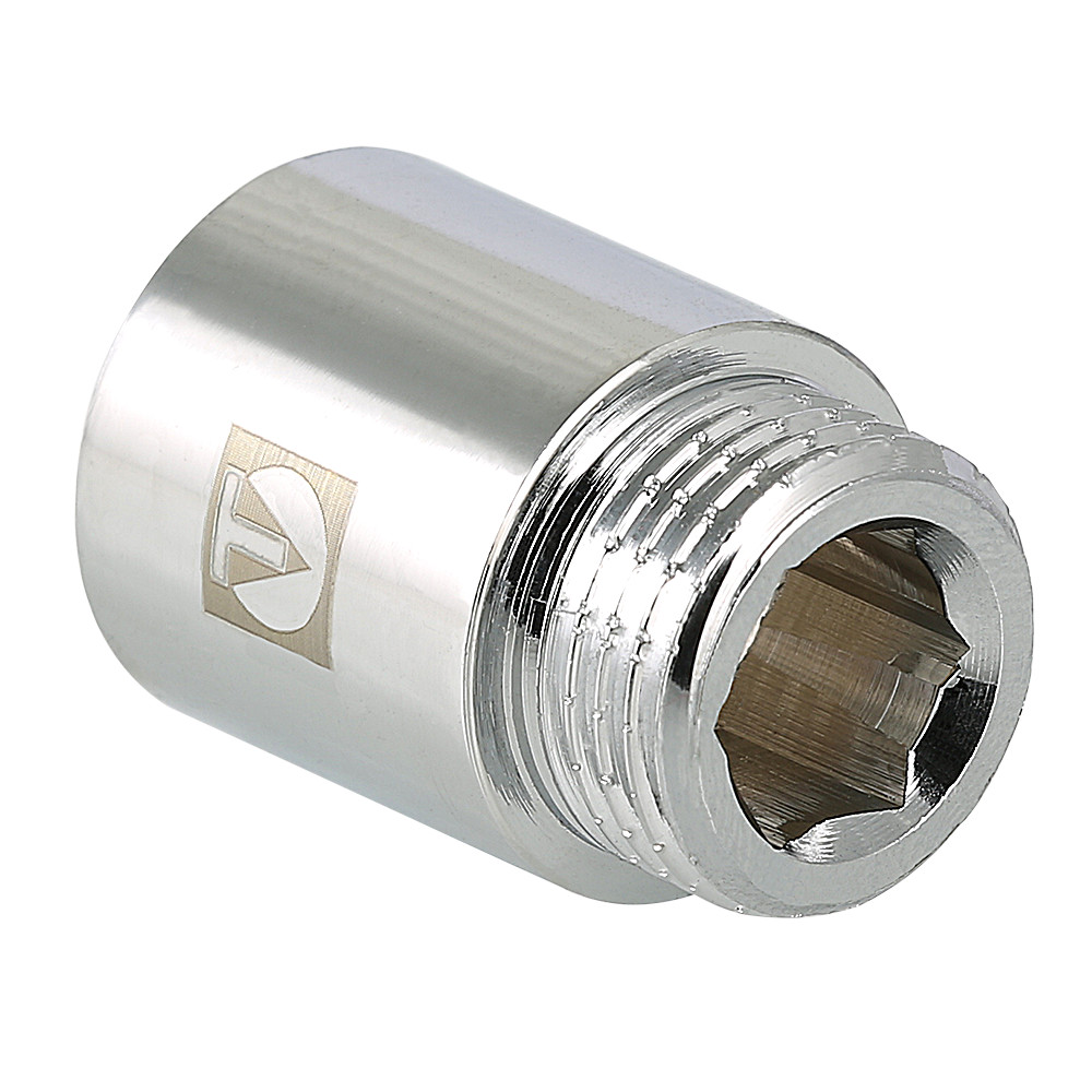 Удлинитель VALTEC 1 вн.х 80 мм ХРОМ