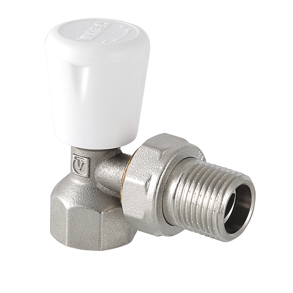 Клапан ручной угловой VALTEC 1/2" для рад.