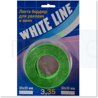 Лента Бордюр 30*30 3,35 м. (салатовая) 4/24 Лента Бордюр 30*30 3,35 м. (салатовая) 4/24