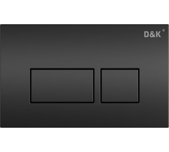 Кнопка д/инсталляции чёрная  D&K DB1439025