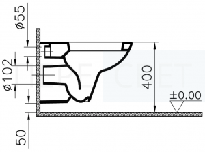 Унитаз подвесной Vitra S20