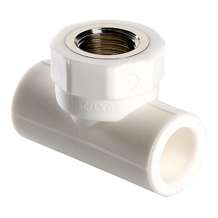 Тройник Valtec комб.вн.рез. 32 х  3/4  х 32 ПП