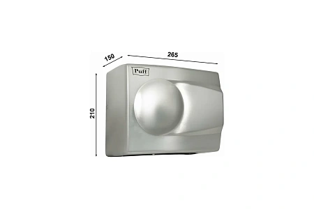 Электросушитель для рук Puff-8828 1.5 квт хром